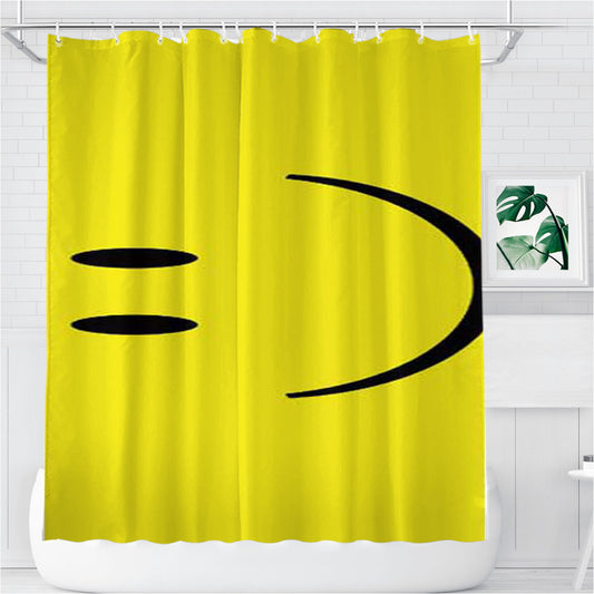 Personalized Smiley Face Basic Shower Curtain Farmhouse Bathroom Decor