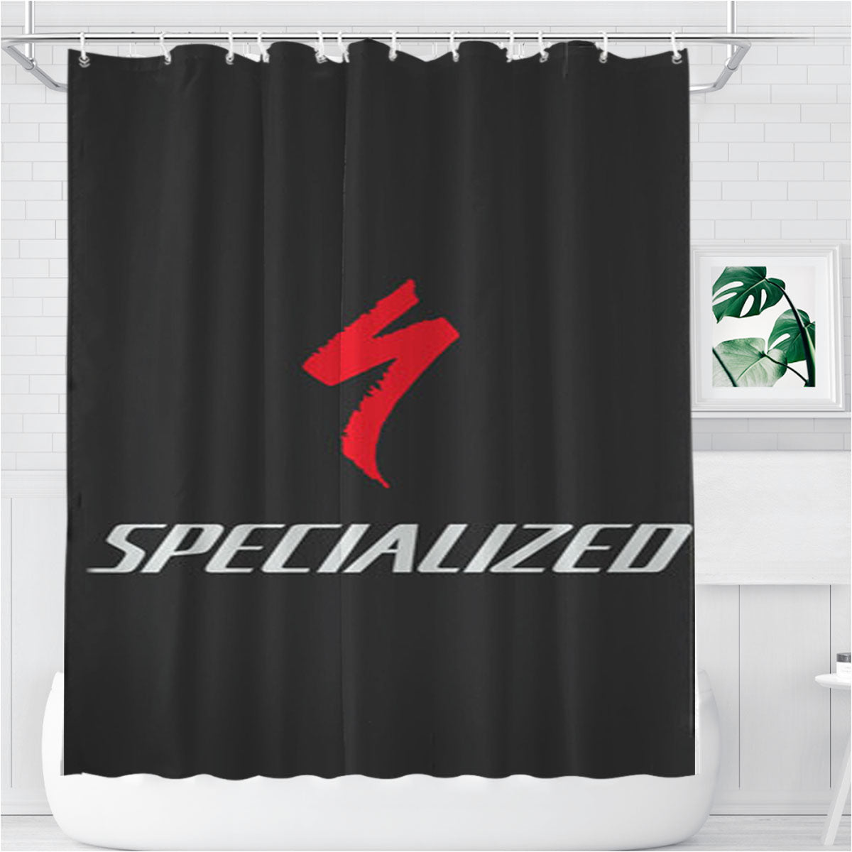 Specialized Bathroom Shower Curtain Fabric Waterproof | 66 X 72 Inch