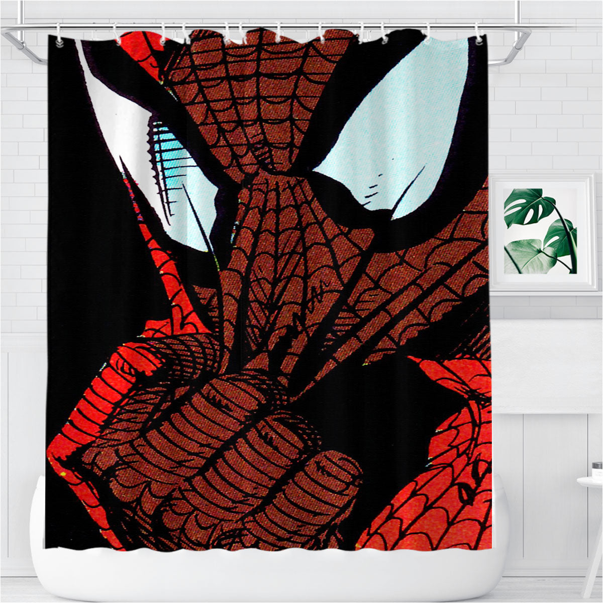 Spiderman Amazing Fantasy Vol 15 Bathroom Shower Curtain Fabric Waterproof | 66 X 72 Inch
