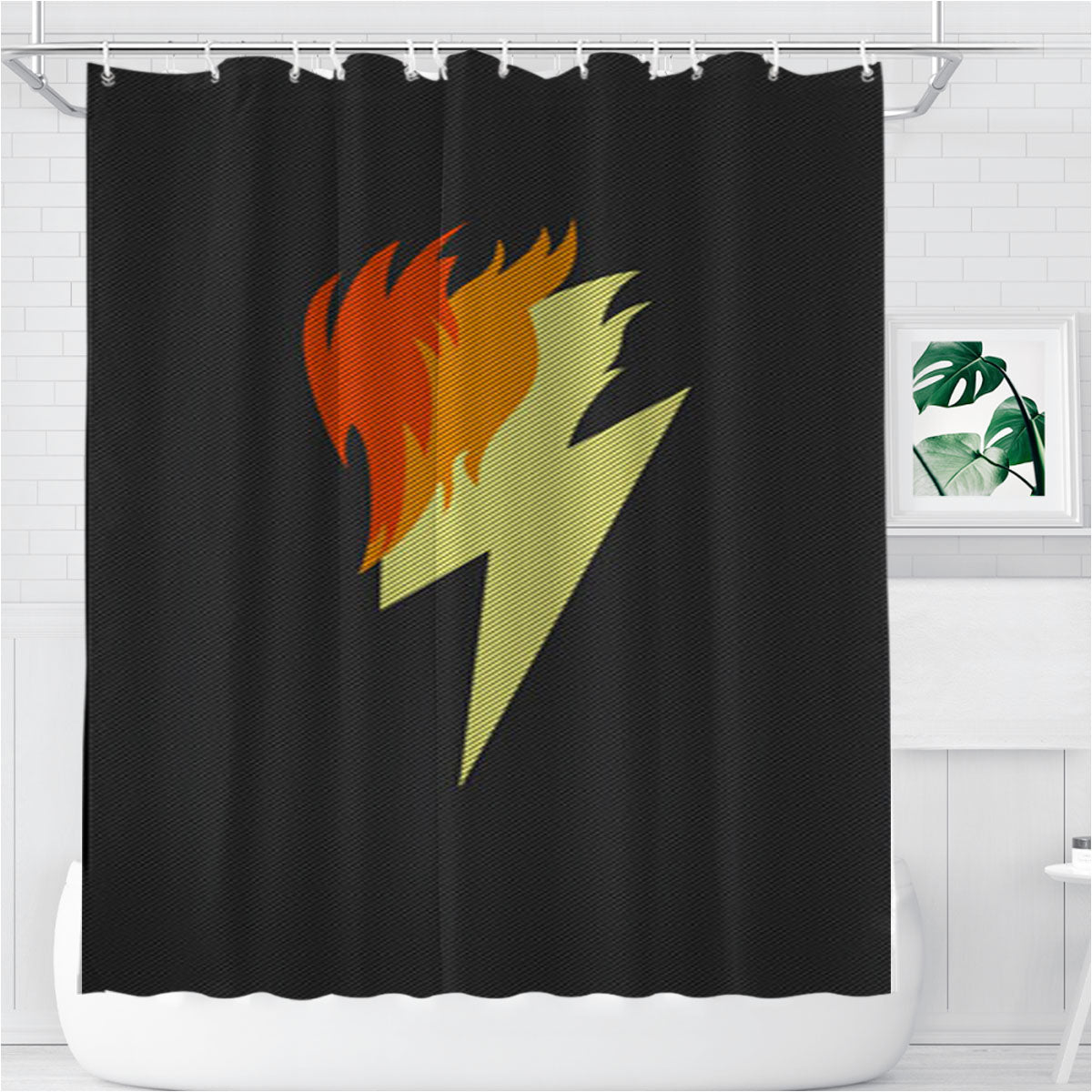 Spitfire Bathroom Shower Curtain Fabric Waterproof | 66 X 72 Inch