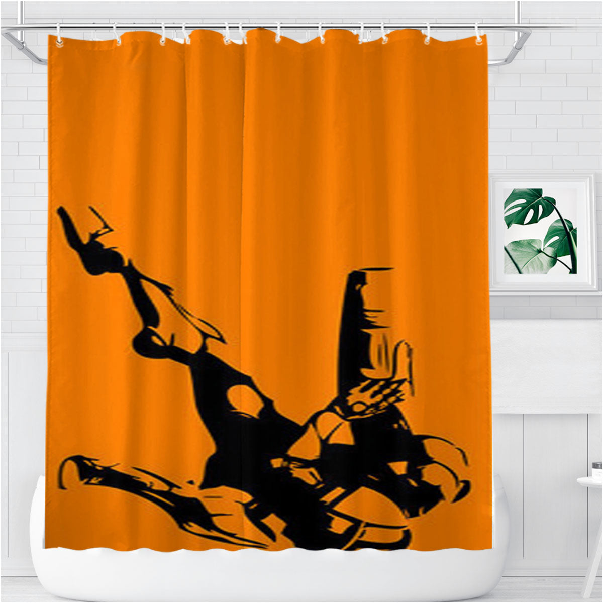 Spore Spawn Fan Art Bathroom Shower Curtain Fabric Waterproof | 66 X 72 Inch