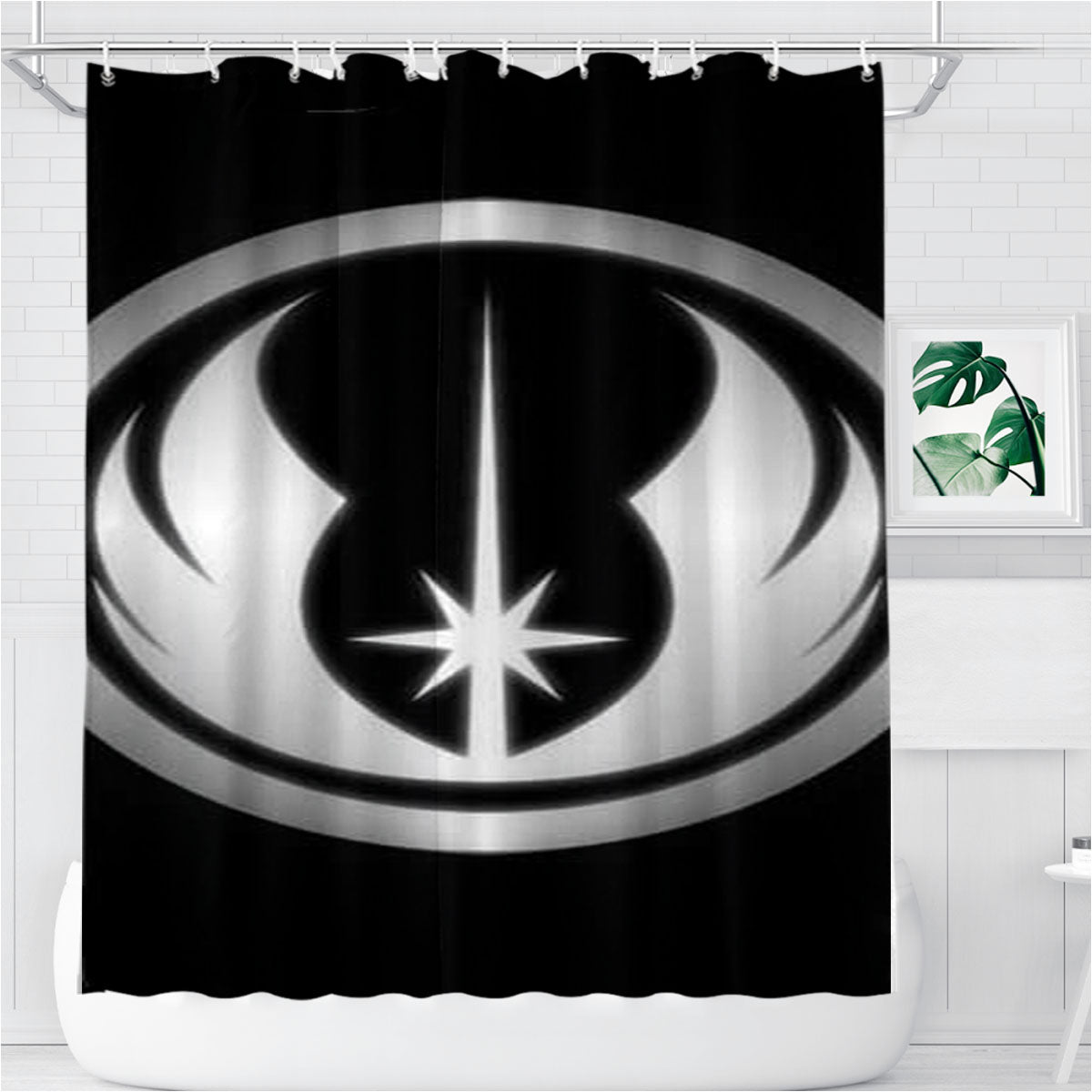 Star Wars 4 Bathroom Shower Curtain Fabric Waterproof | 66 X 72 Inch