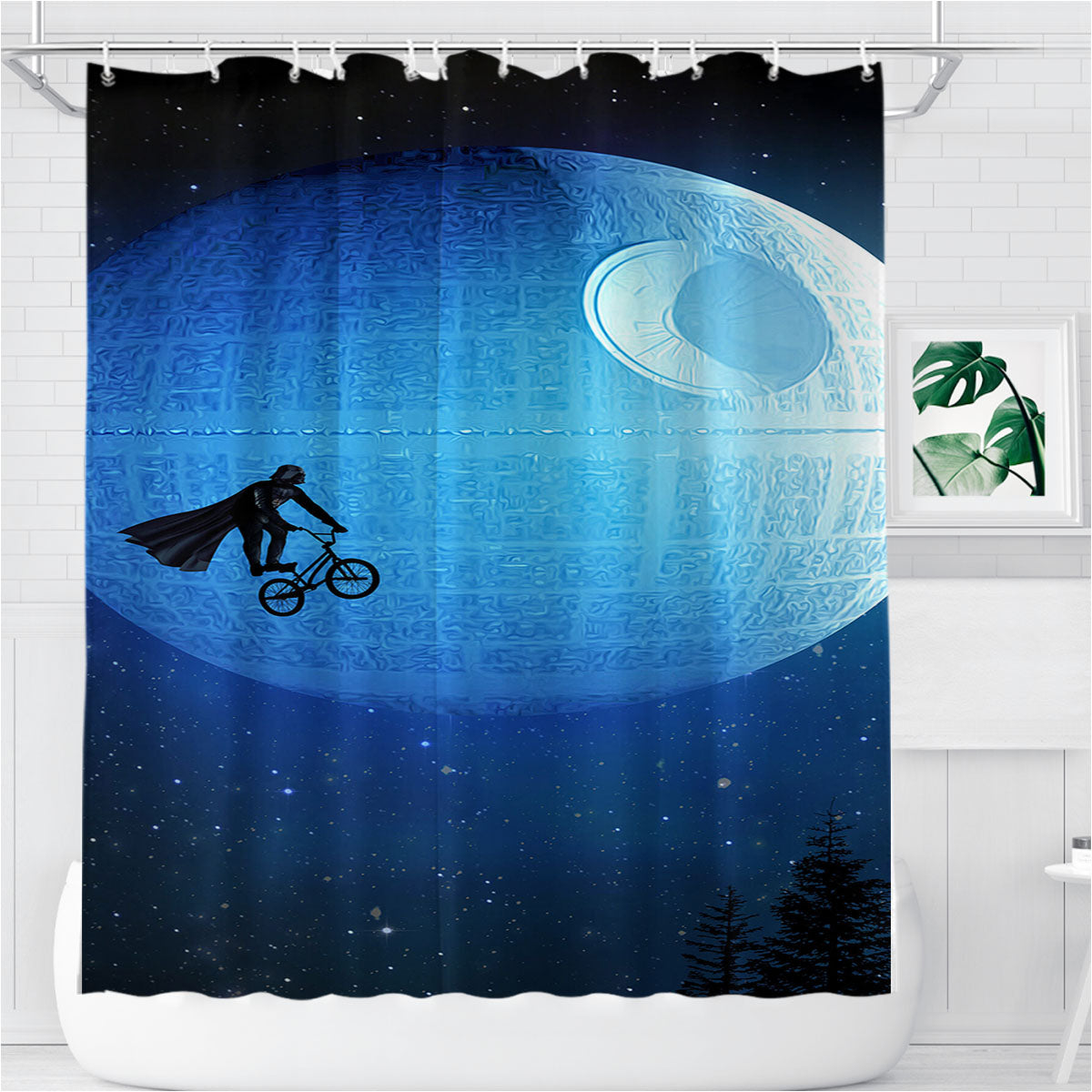 Star Wars Darth Vader Et Bathroom Shower Curtain Fabric Waterproof | 66 X 72 Inch
