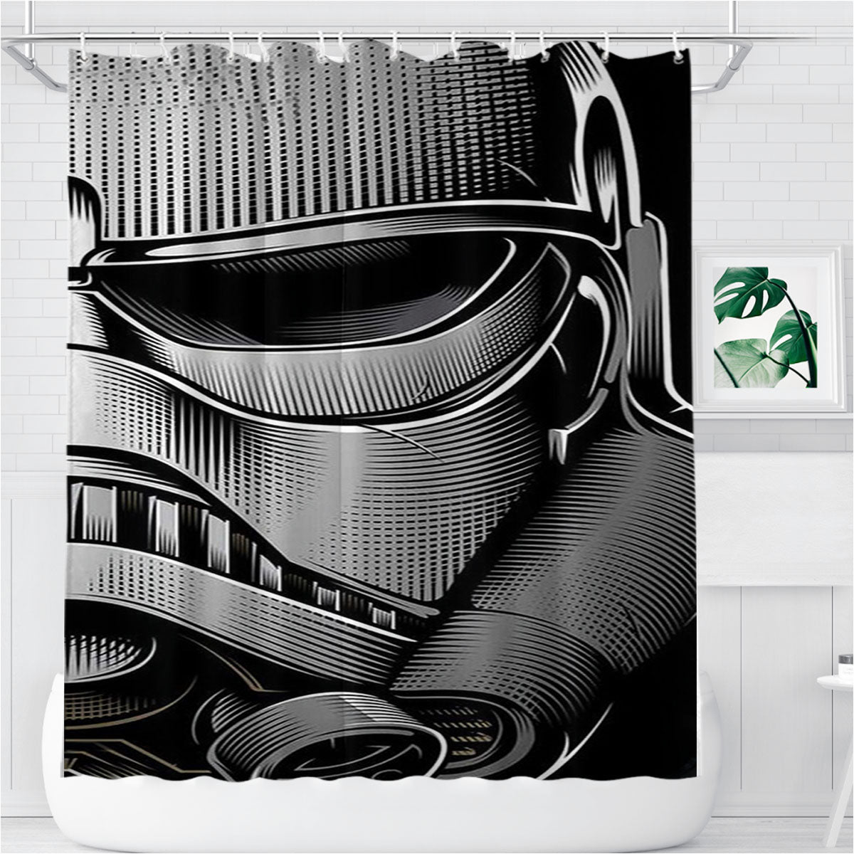 Star Wars Stormtrooper Star Wars Bathroom Shower Curtain Fabric Waterproof | 66 X 72 Inch