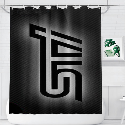 Personalized Subaru Sti Black Tile Sport Car Shower Curtain Farmhouse Bathroom Decor