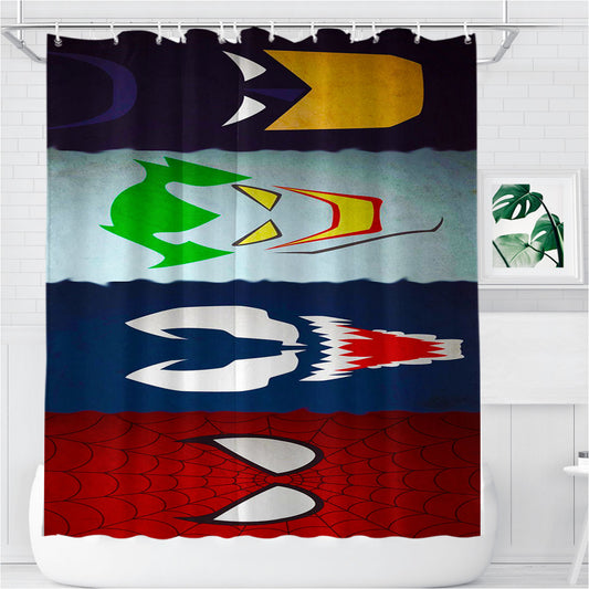 Personalized Super Heroes Dc Marvel Shower Curtain Farmhouse Bathroom Decor