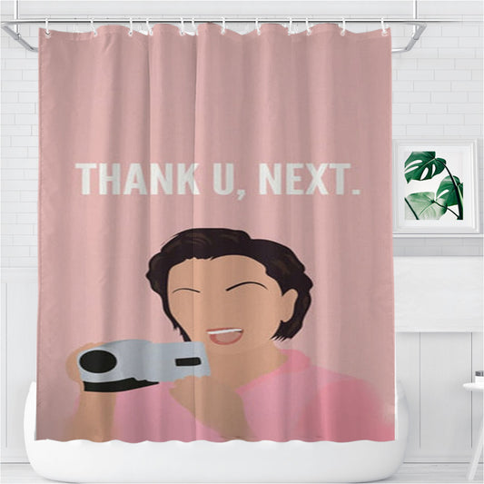 Personalized Thank You Next - Kris Jenner Shower Curtain Farmhouse Bathroom Decor