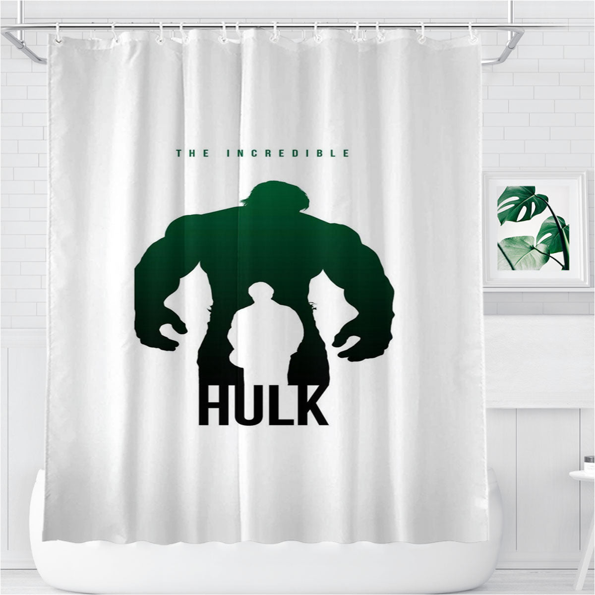 The Avengers - Hulk Poster Bathroom Shower Curtain Fabric Waterproof | 66 X 72 Inch