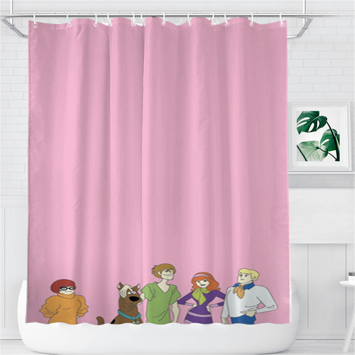The Crew - Scoob Bathroom Shower Curtain Fabric Waterproof | 66 X 72 Inch
