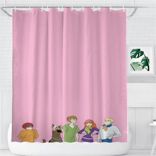 Personalized The Crew - Scoob Shower Curtain Farmhouse Bathroom Decor