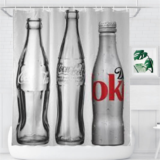 Personalized The Evolution Of Coke Coca Cola Shower Curtain Farmhouse Bathroom Decor