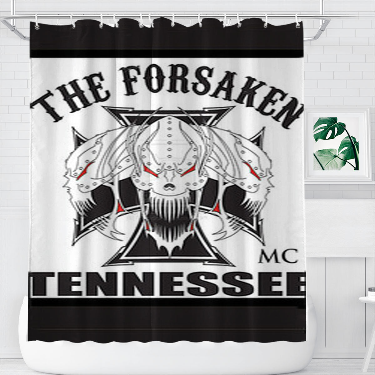 The Forsaken Tennessee Bathroom Shower Curtain Fabric Waterproof | 66 X 72 Inch