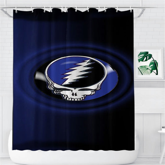 Personalized The Grateful Dead Band Shower Curtain Farmhouse Bathroom Decor