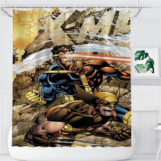 Personalized The Legend X Men Heroes Shower Curtain Farmhouse Bathroom Decor