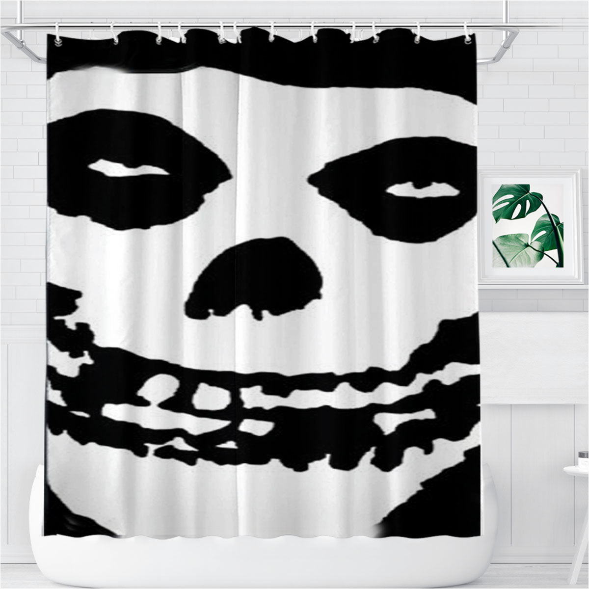 The Misfits Bathroom Shower Curtain Fabric Waterproof | 66 X 72 Inch