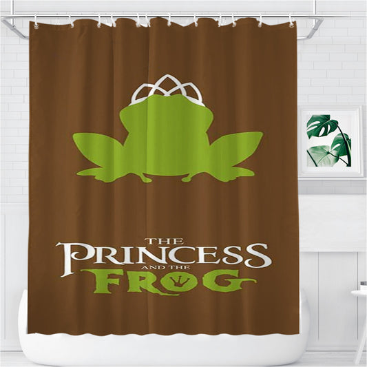 Personalized The Princess And The Frog Icon Shower Curtain Farmhouse Bathroom Decor