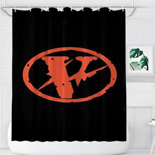 Personalized The Vlone X Fragment Design Logo Shower Curtain Farmhouse Bathroom Decor