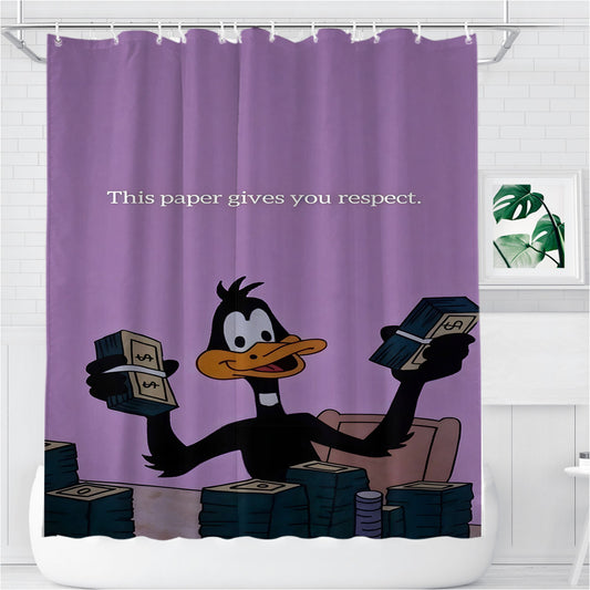 This Paper Give You Respect Bathroom Shower Curtain Fabric Waterproof | 66 X 72 Inch