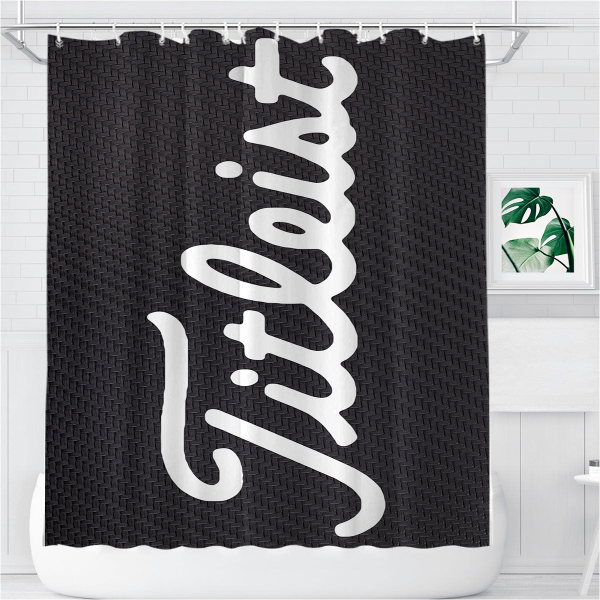 Titleist Illest Bathroom Shower Curtain Fabric Waterproof | 66 X 72 Inch