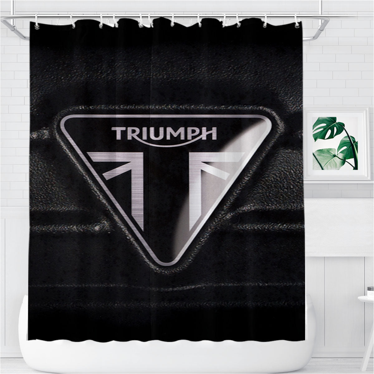 Triumph Bathroom Shower Curtain Fabric Waterproof | 66 X 72 Inch