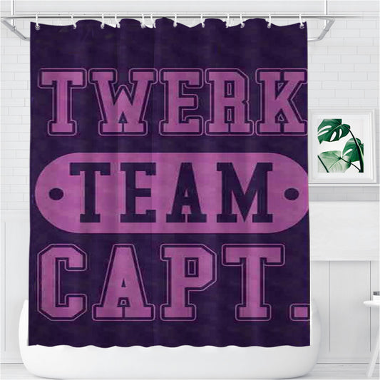 Personalized Twerk Captain Master Shower Curtain Farmhouse Bathroom Decor