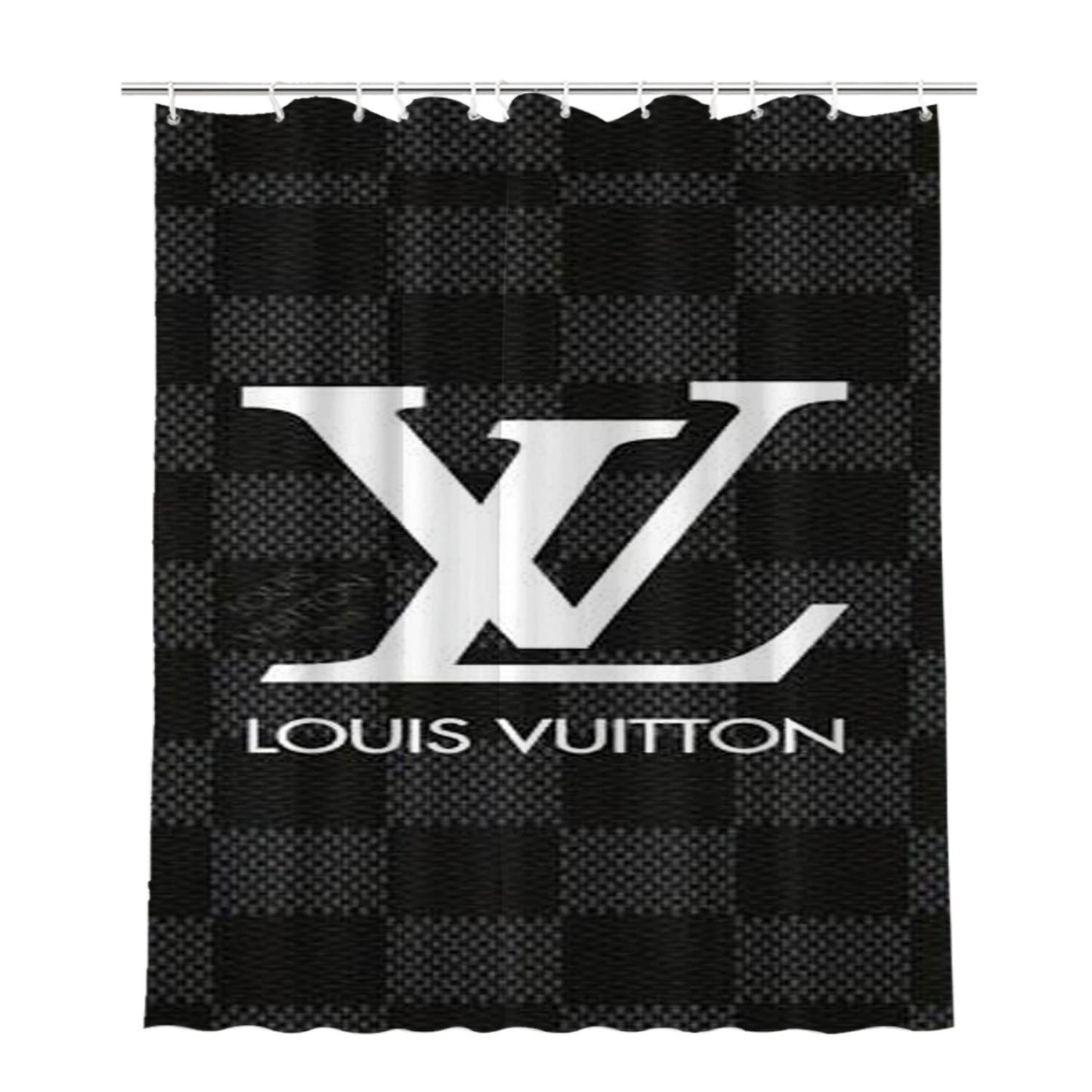 Louis Vuitton 41 Bathroom Shower Curtain Fabric Waterproof | 66 X 72 Inch