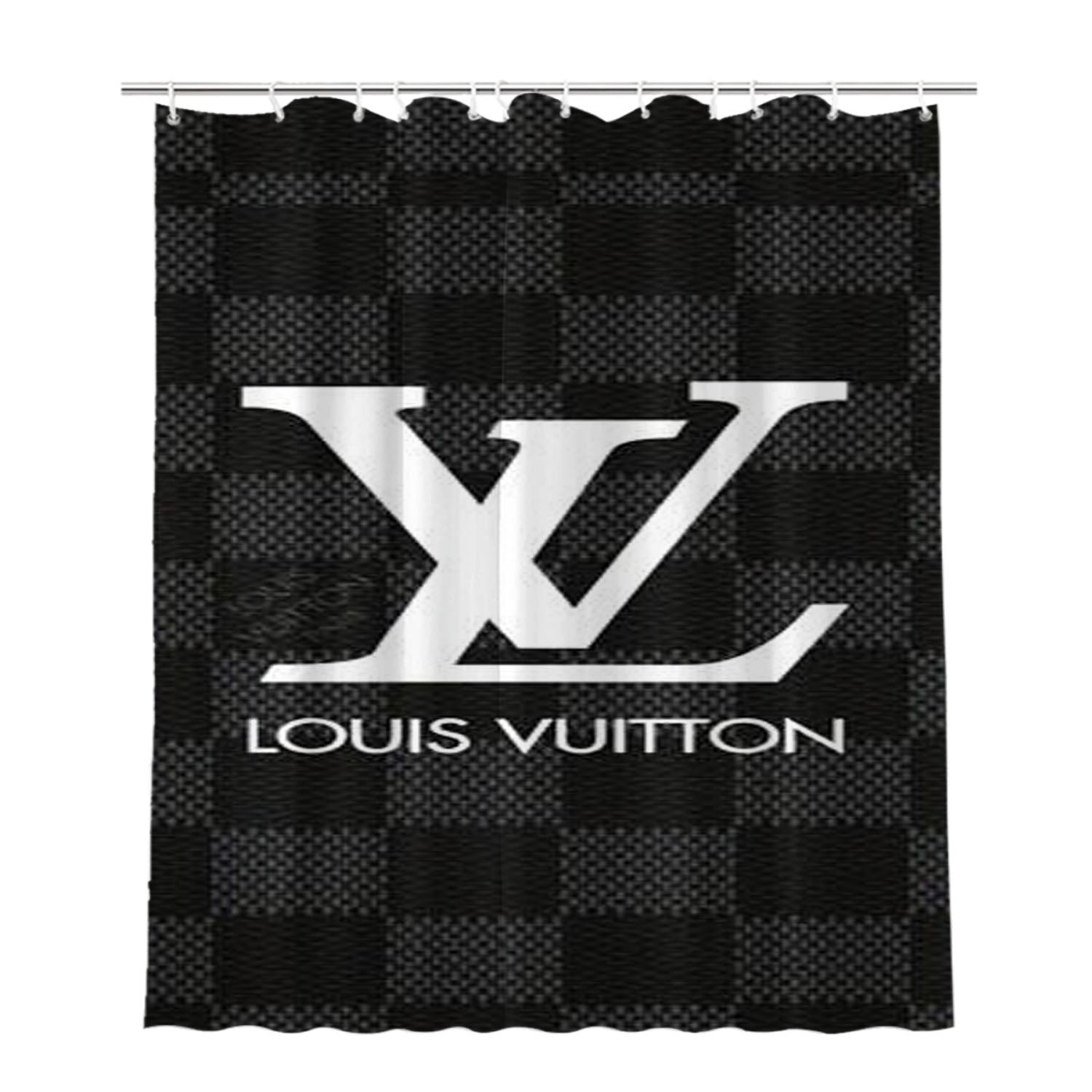 Louis Vuitton 41 Bathroom Shower Curtain Fabric Waterproof | 66 X 72 Inch