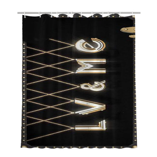 Louis Vuitton & Me Bathroom Shower Curtain Fabric Waterproof