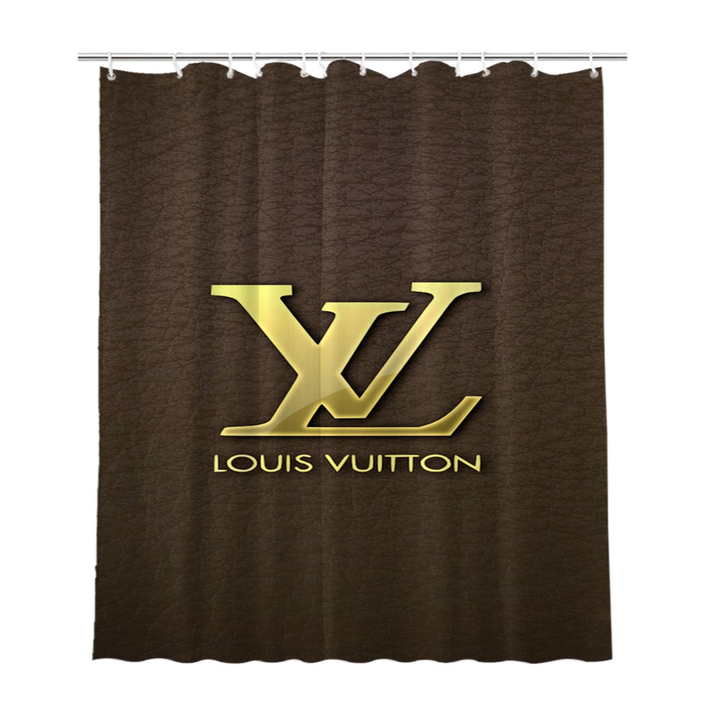 Louis Vuitton Art Bathroom Shower Curtain Fabric Waterproof | 66 X 72 Inch