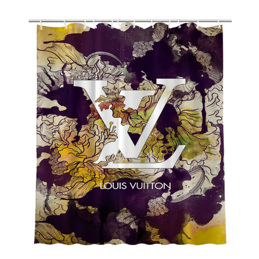 Louis Vuitton Art Lower Amazing Bathroom Shower Curtain Fabric Waterproof