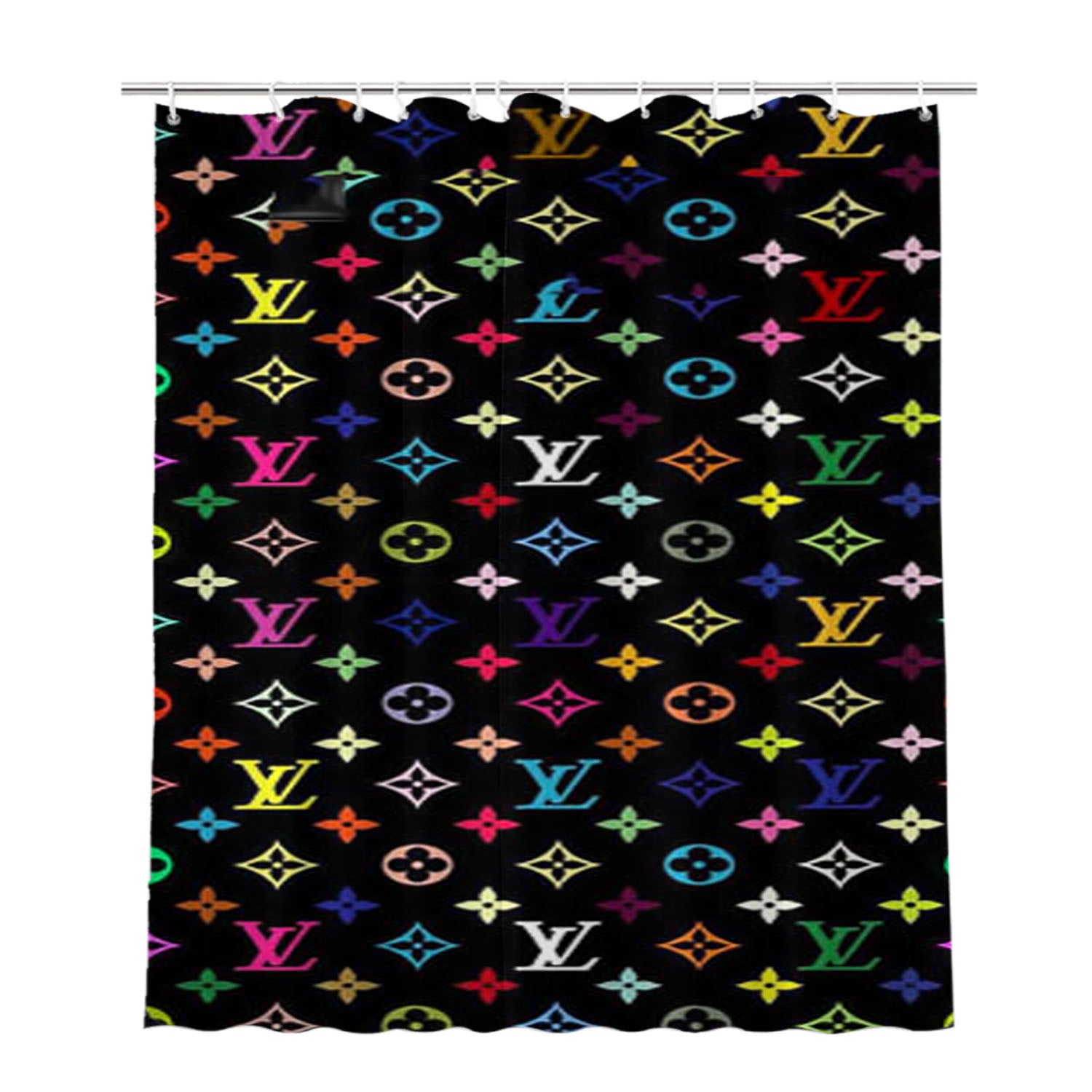 Louis Vuitton Great Brand Bathroom Shower Curtain Fabric Waterproof | 66 X 72 Inch