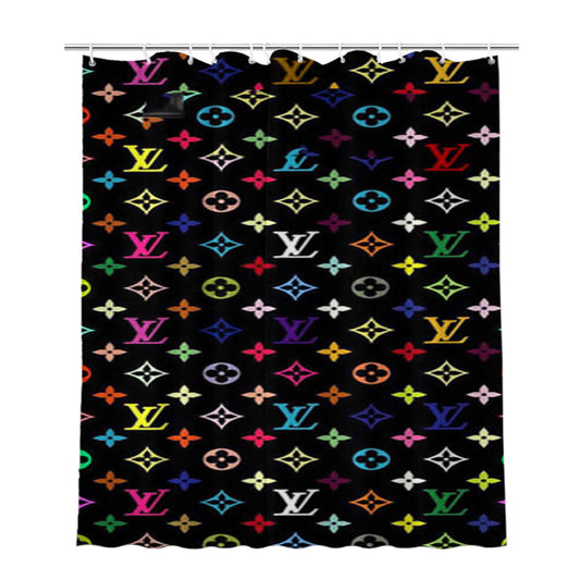 Louis Vuitton Great Brand Bathroom Shower Curtain Fabric Waterproof