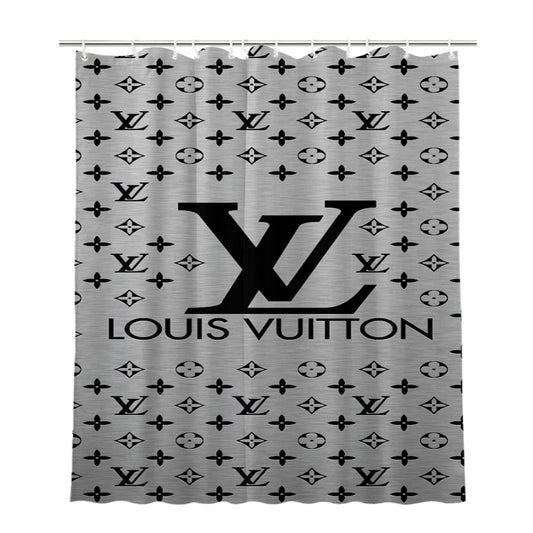 Louis Vuitton Metal Bathroom Shower Curtain Fabric Waterproof