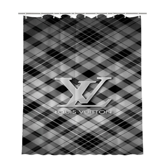 Louis Vuitton Taille Elle Bathroom Shower Curtain Fabric Waterproof