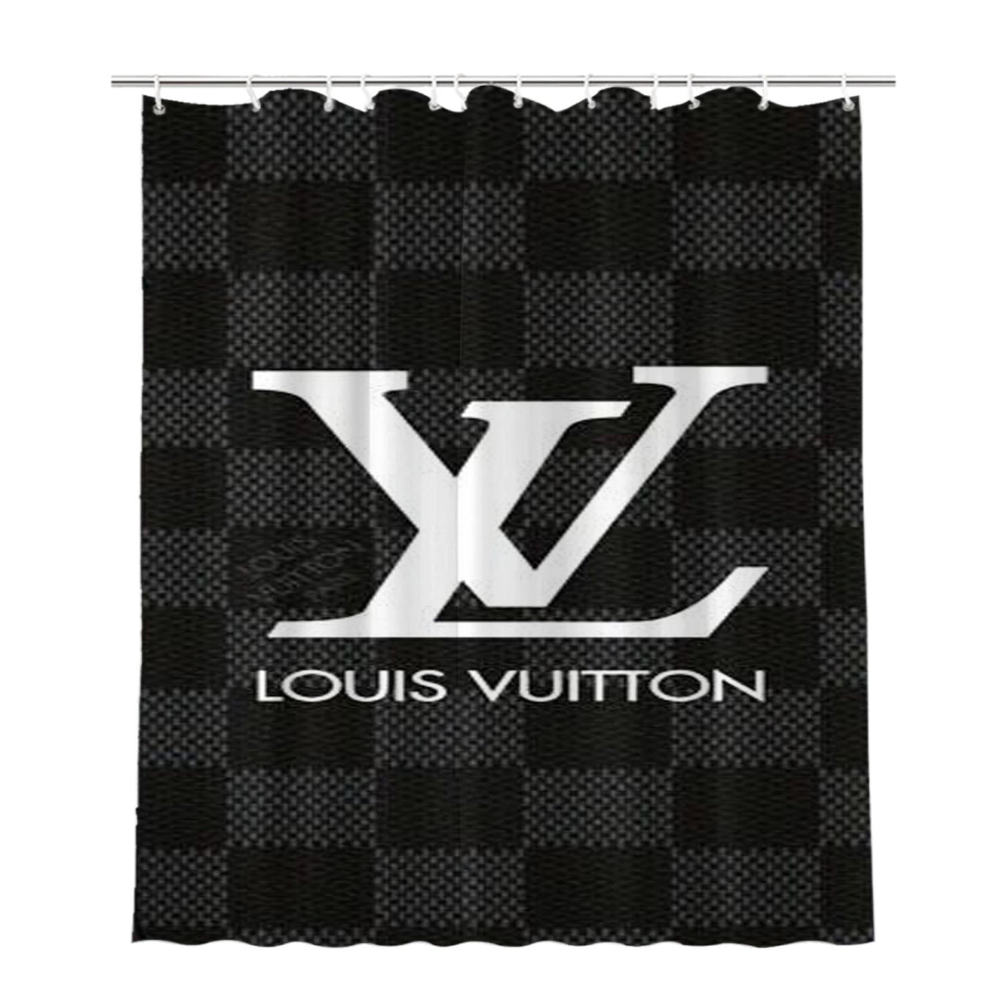 Louis Vuitton W4792 Bathroom Shower Curtain Fabric Waterproof | 66 X 72 Inch