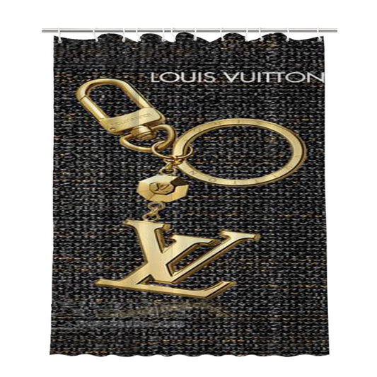 Louis Vuitton W4793 Bathroom Shower Curtain Fabric Waterproof