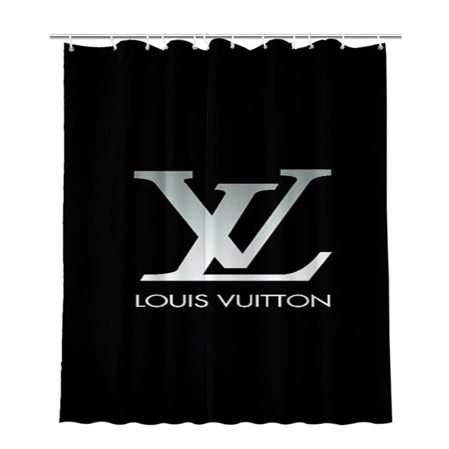 Lv Louis Vuitton Bathroom Shower Curtain Fabric Waterproof | 66 X 72 Inch