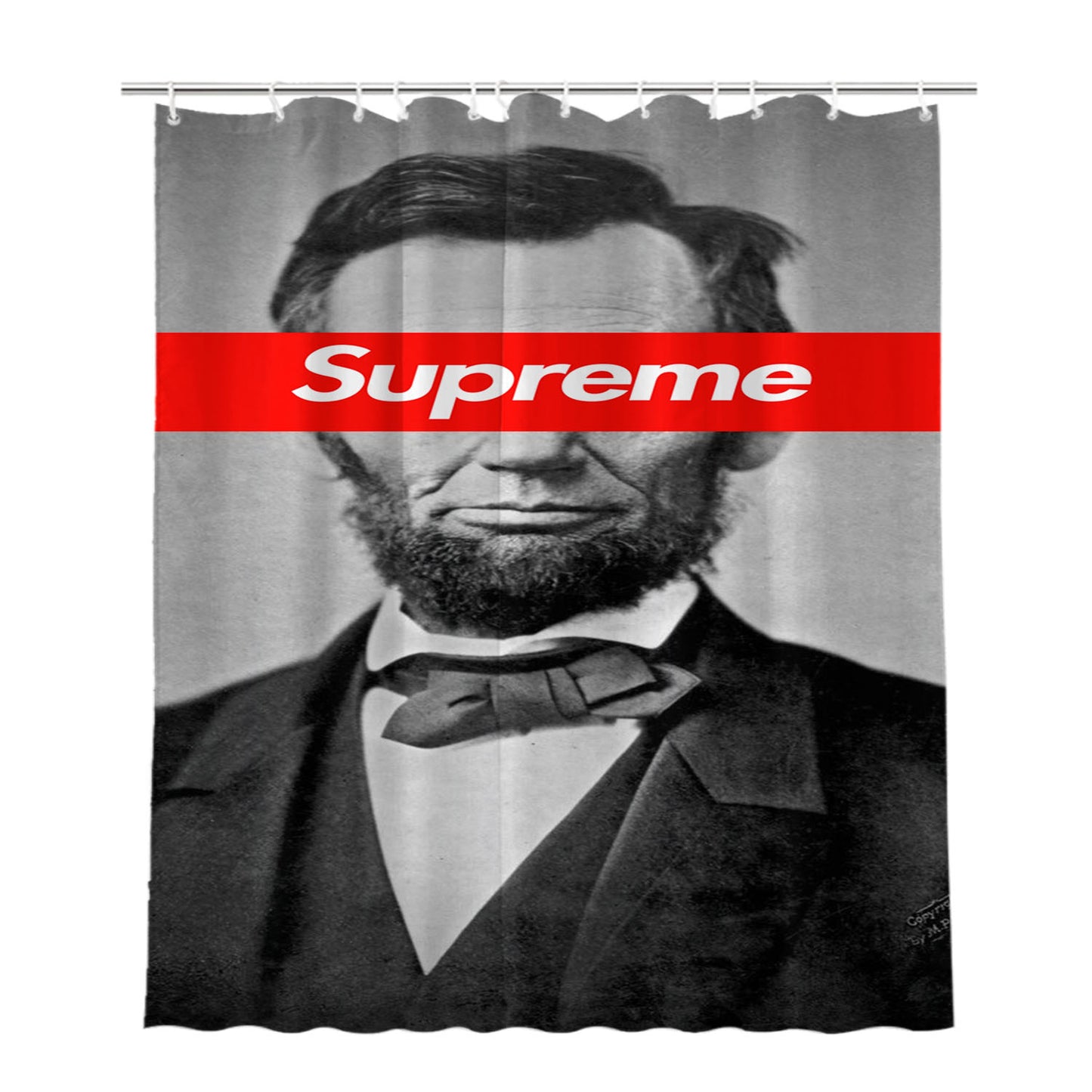 Supreme Samuel Finley Breese Morse Bathroom Shower Curtain Fabric Waterproof | 66 X 72 Inch