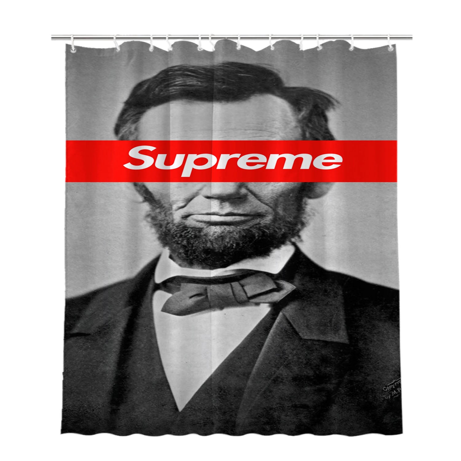 Supreme Samuel Finley Breese Morse Bathroom Shower Curtain Fabric Waterproof | 66 X 72 Inch