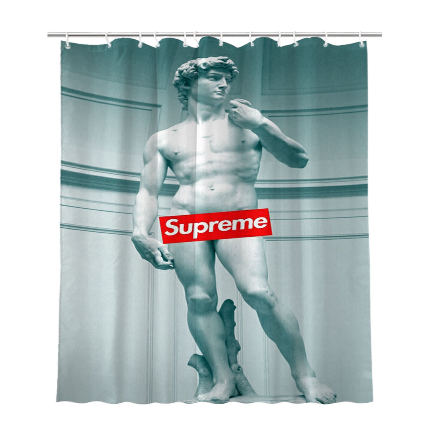 Supreme Sensor Bathroom Shower Curtain Fabric Waterproof | 66 X 72 Inch