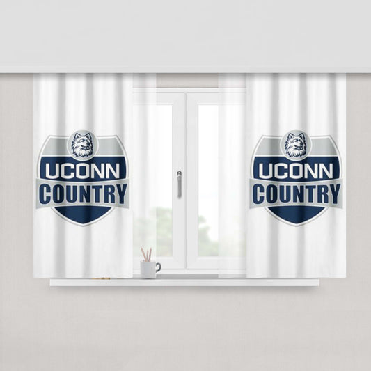 Uconn Country Peach Skin Window Curtains
