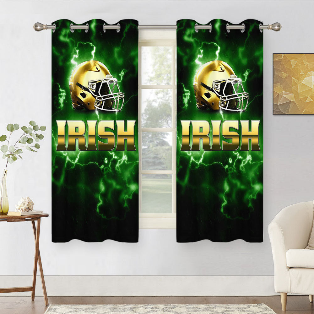 Irish Green Lighting Notre Dame Peach Skin Window Curtains