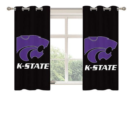 Kentucky Wildcats K State Peach Skin Window Curtains