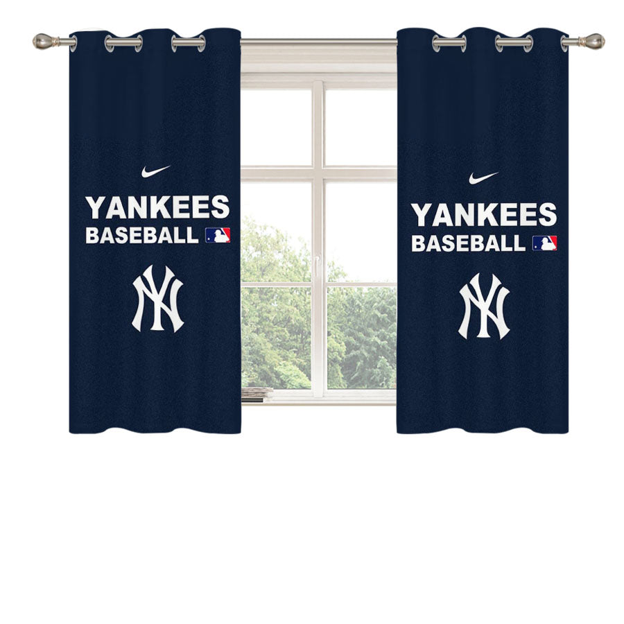 New York Yankees Nike Peach Skin Window Curtains