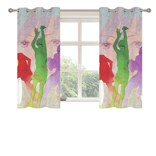 Anime Kuroko Basketball Peach Skin Window Curtains
