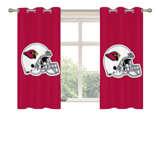 Arizona Cardinal Helmet Peach Skin Window Curtains