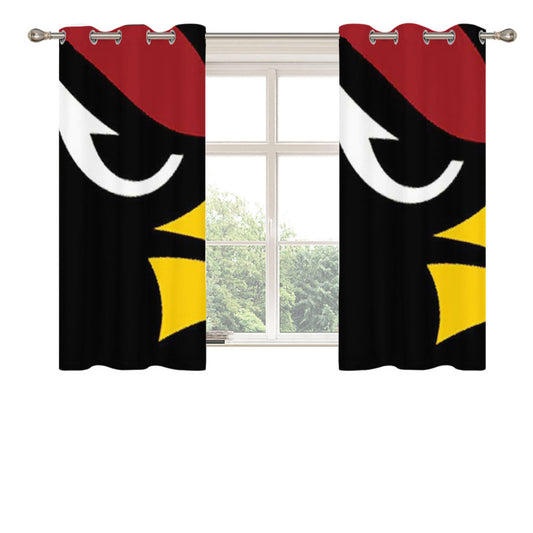 Arizona Cardinals Logo Close Peach Skin Window Curtains