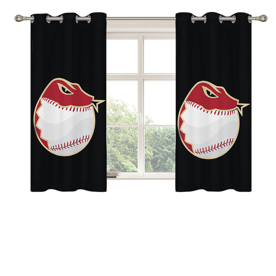 Arizona Logos Peach Skin Window Curtains