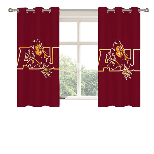 Arizona State Sun Devils 3 Peach Skin Window Curtains