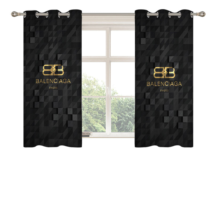 Balenciaga Paris Peach Skin Window Curtains